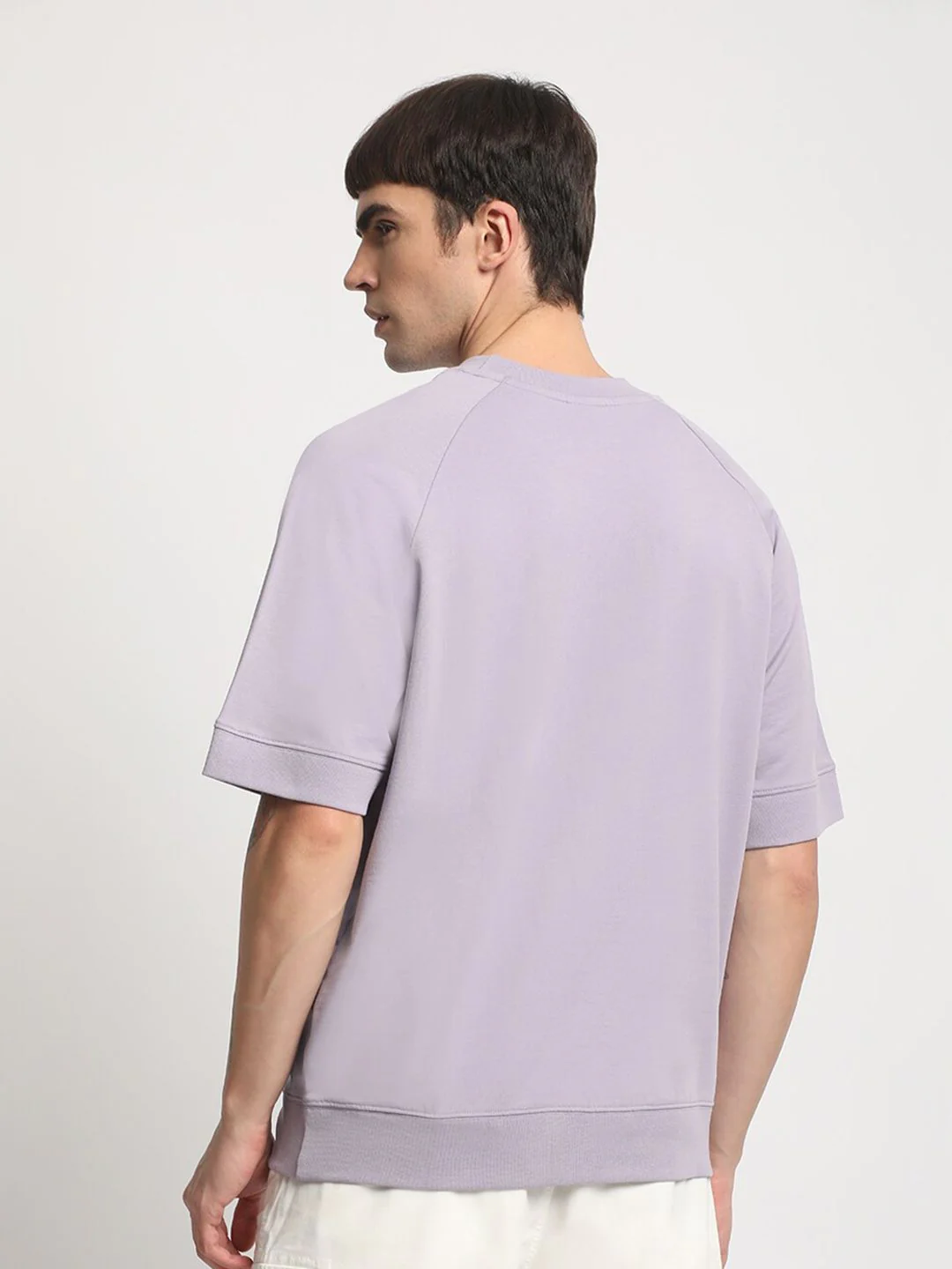 THE BEAR HOUSE Drop Shoulder Relaxed Fit Cotton T-shirt - Image 5