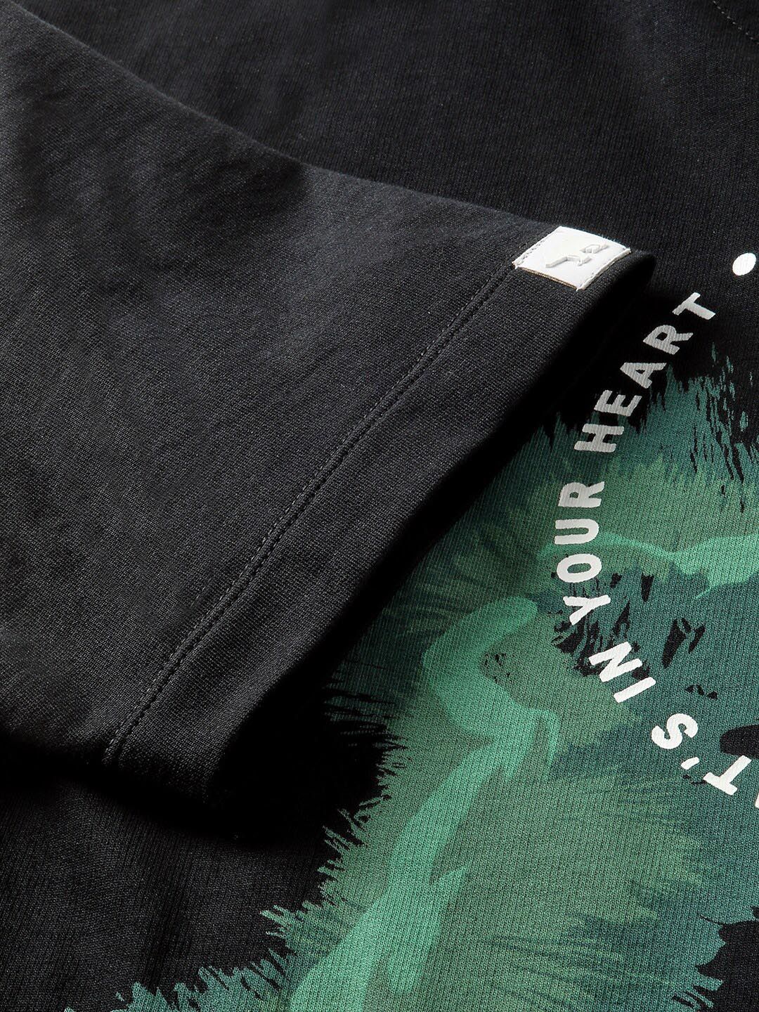 THE BEAR HOUSE Graphic Printed Regular Fit Cotton T-shirt - Image 2