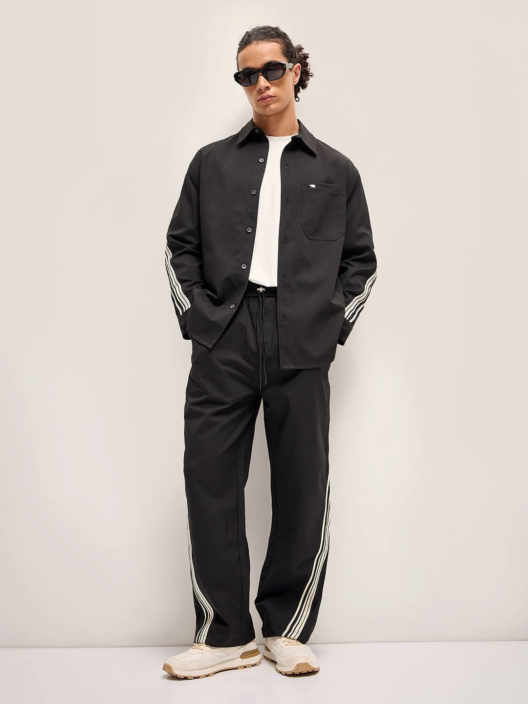 THE BEAR HOUSE Men Checked Straight Fit Casual Pant - Image 5