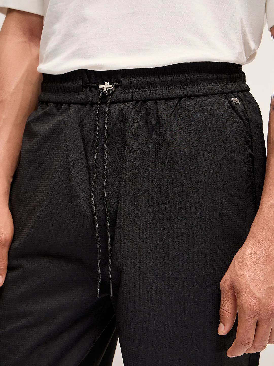 THE BEAR HOUSE Men Checked Straight Fit Casual Pant - Image 6