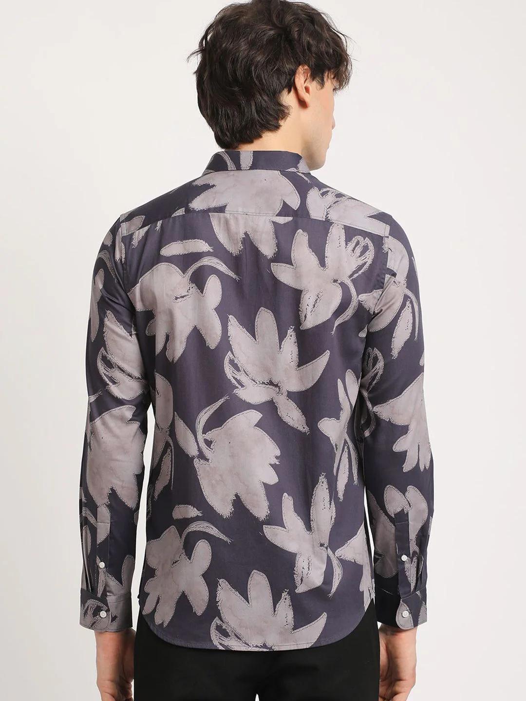 THE BEAR HOUSE Men Graphic Print Slim Fit Casual Shirt - Image 4