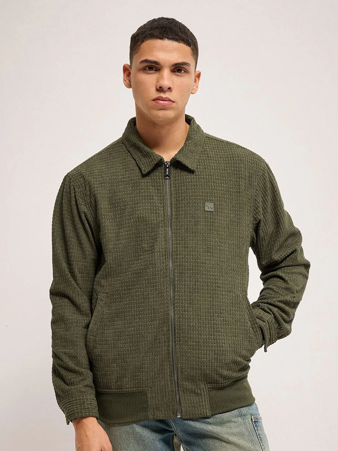 THE BEAR HOUSE Men Lightweight Outdoor Open Front Jacket - Image 2