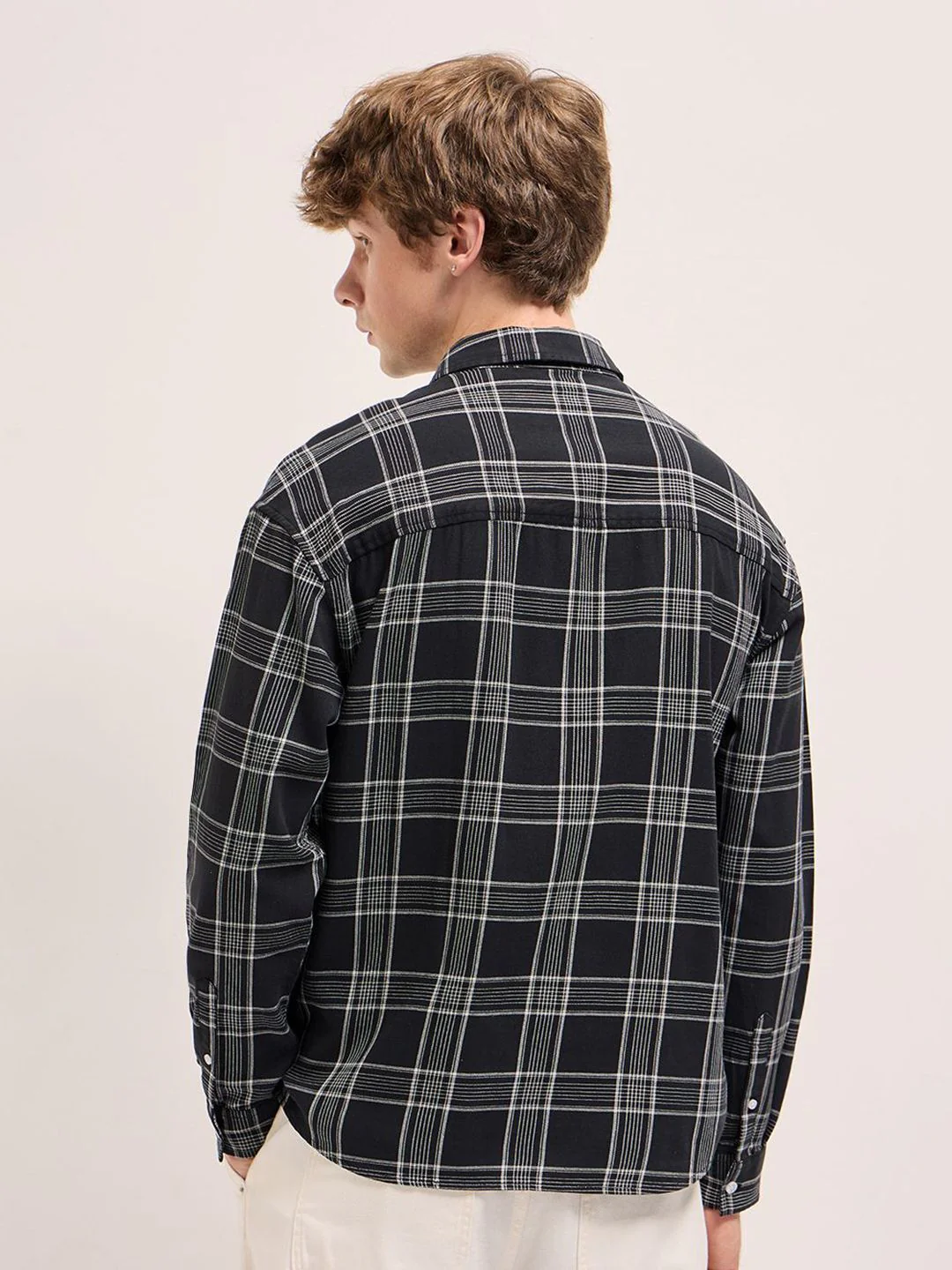 THE BEAR HOUSE Men Opaque Checked Casual Shirt - Image 5