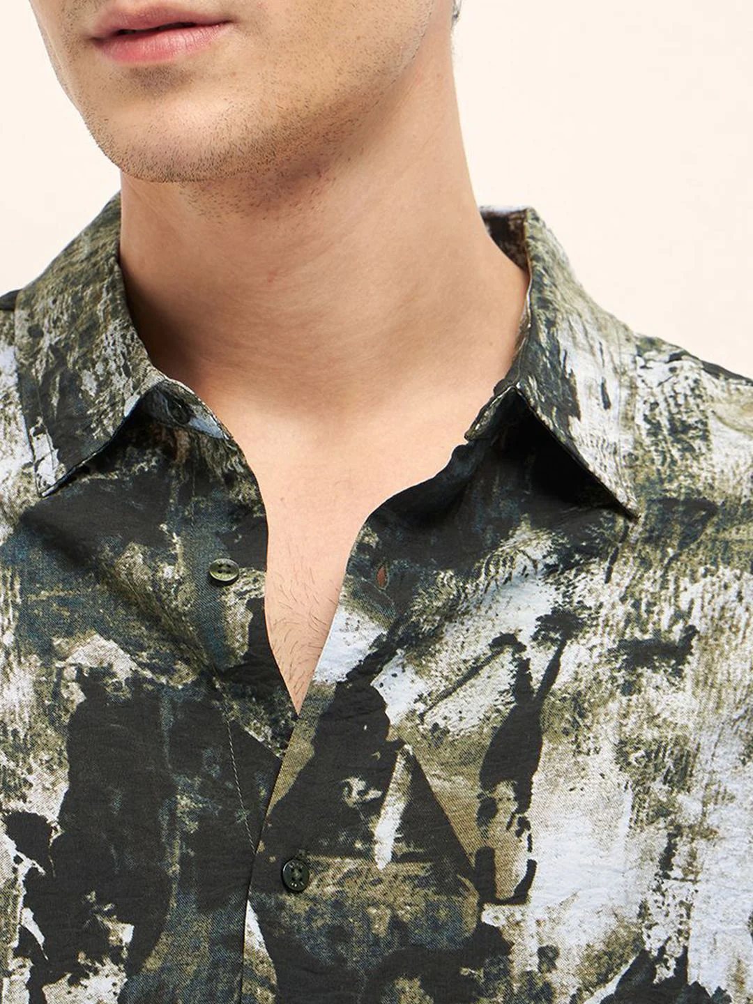 THE BEAR HOUSE Men Opaque Printed Casual Shirt - Image 3