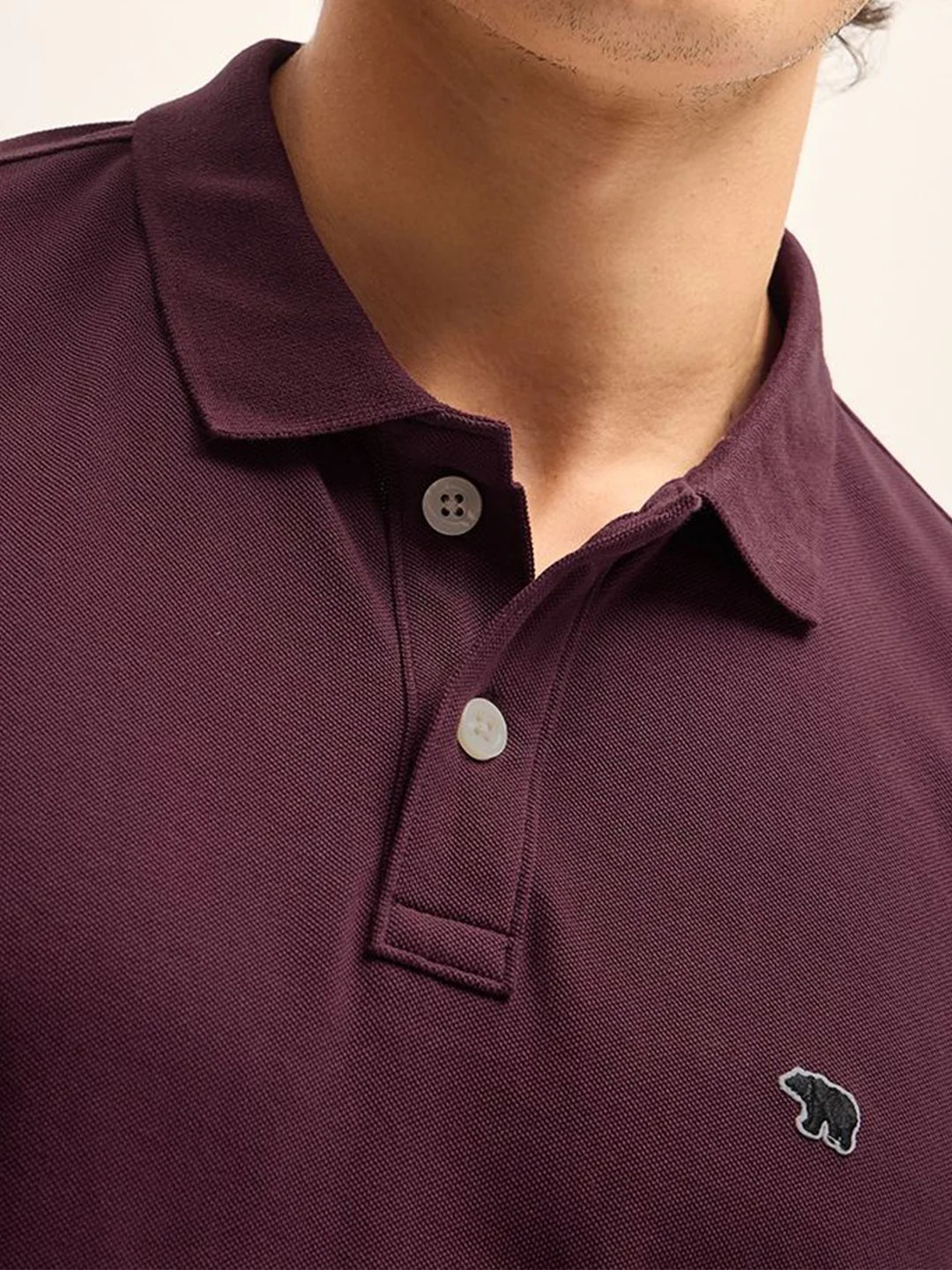 THE BEAR HOUSE Men Polo Collar T-shirt - Image 2