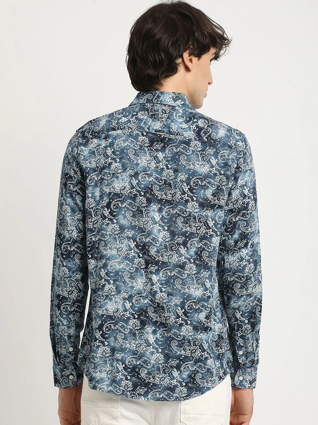 THE BEAR HOUSE Men Printed Slim Fit Casual Shirt - Image 4