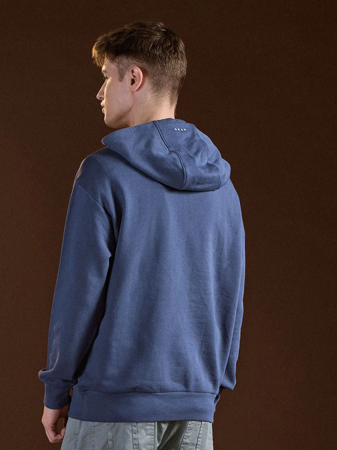 THE BEAR HOUSE Men Pure Cotton Solid Pull Over Sweatshirt - Image 5