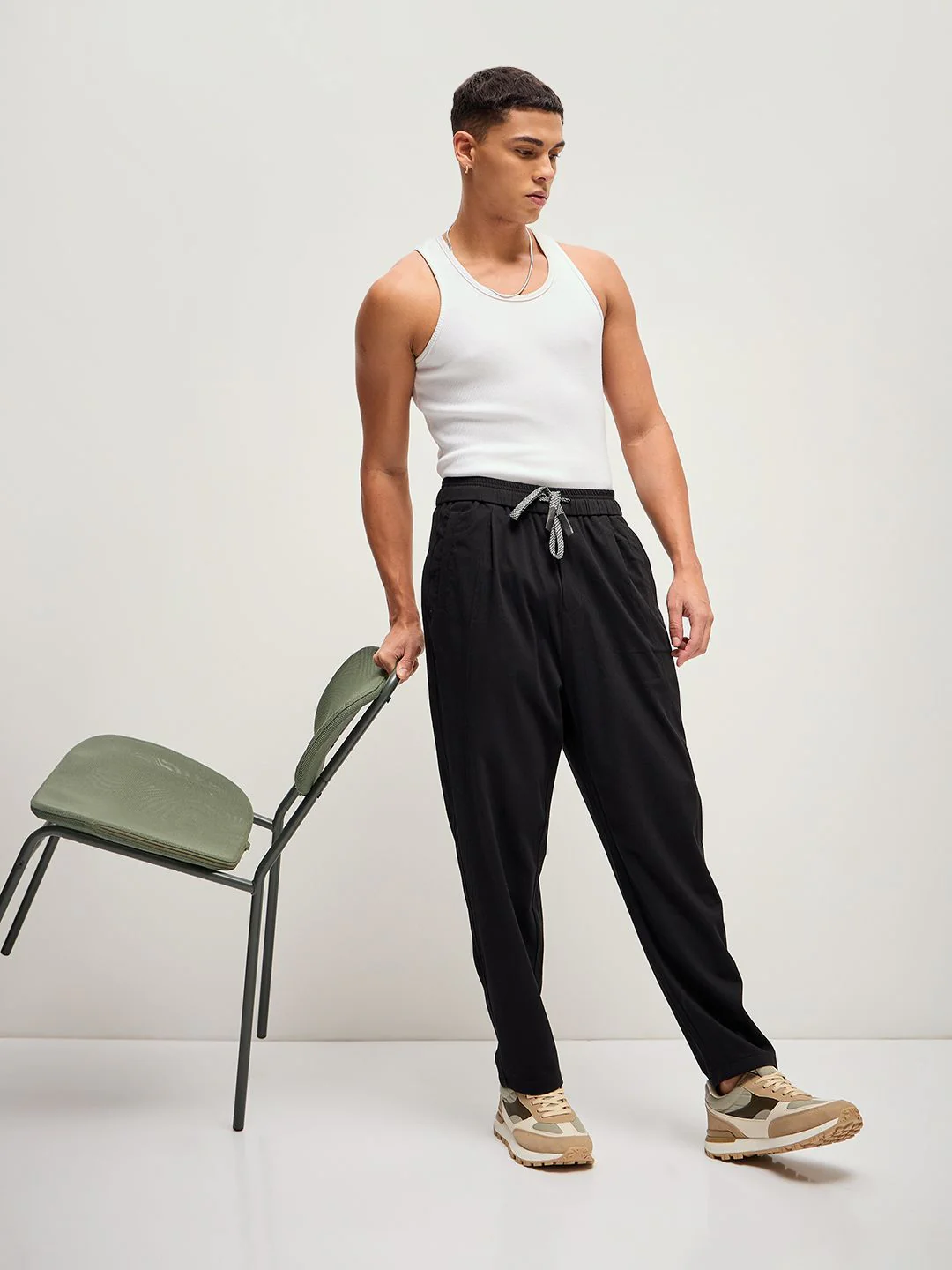 THE BEAR HOUSE Men Regular Fit Casual Trouser - Image 4