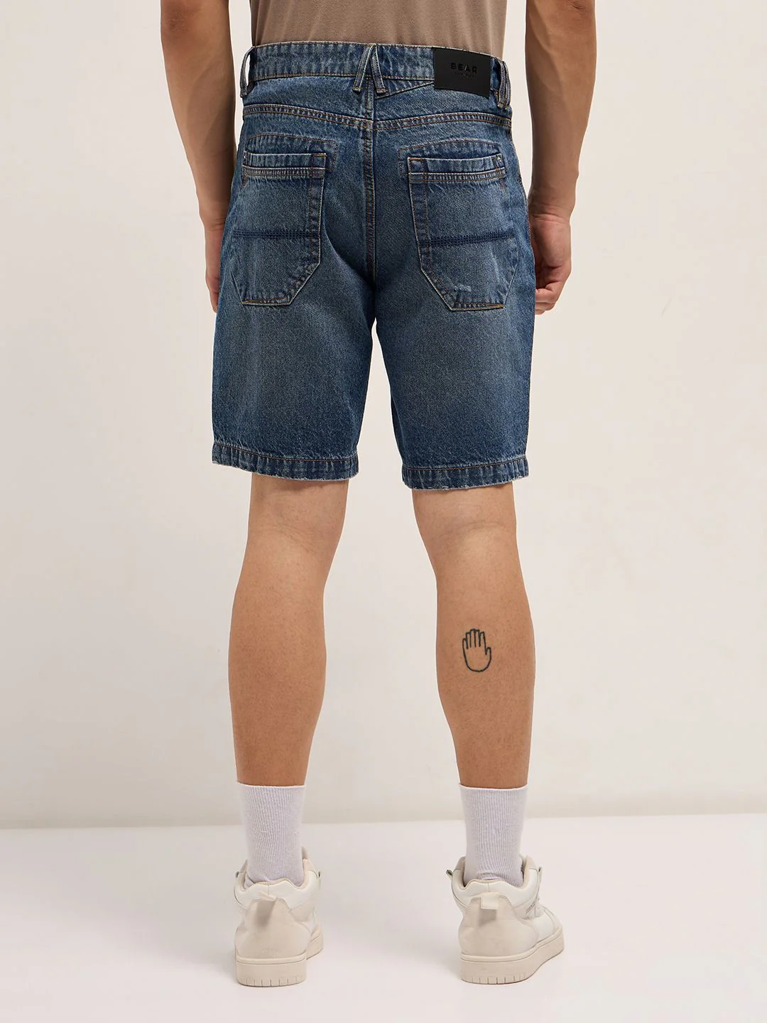 THE BEAR HOUSE Men Relaxed Fit Denim Short - Image 5