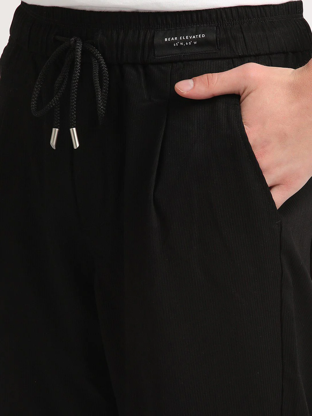 THE BEAR HOUSE Men Relaxed Loose Fit Pleated Regular Trousers - Image 6