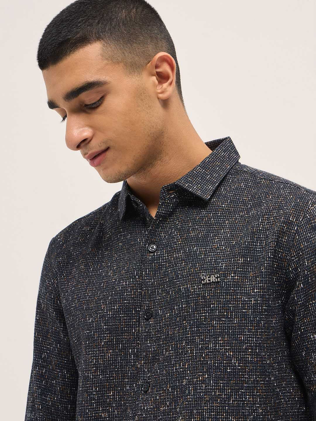 THE BEAR HOUSE Men Slim Fit Casual Shirt - Image 2