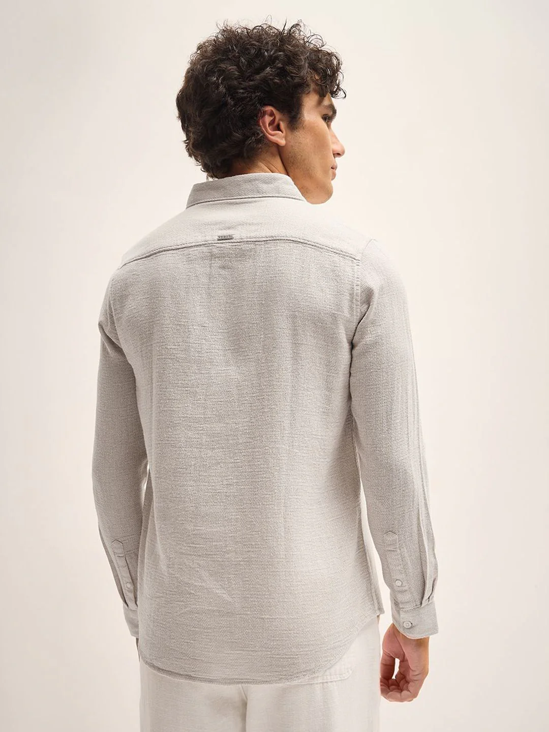 THE BEAR HOUSE Men Slim Fit Opaque Casual Shirt - Image 5