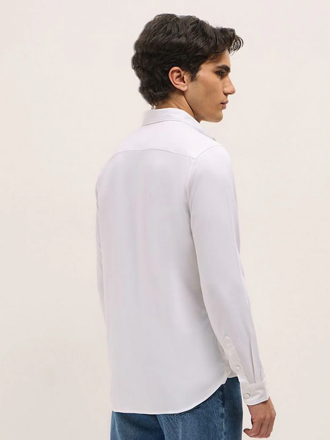 THE BEAR HOUSE Men Slim Fit Opaque Casual Shirt - Image 5