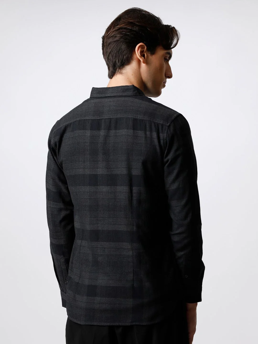 THE BEAR HOUSE Men Slim Fit Tartan Checked Casual Shirt - Image 5