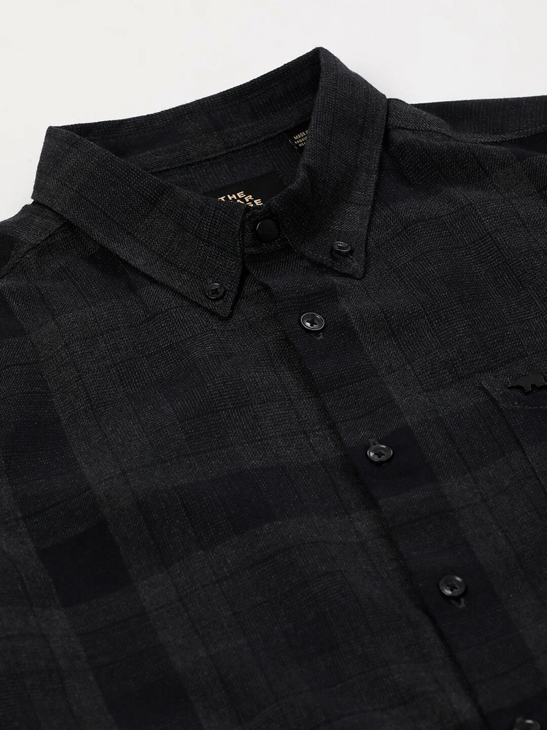 THE BEAR HOUSE Men Slim Fit Tartan Checked Casual Shirt - Image 6
