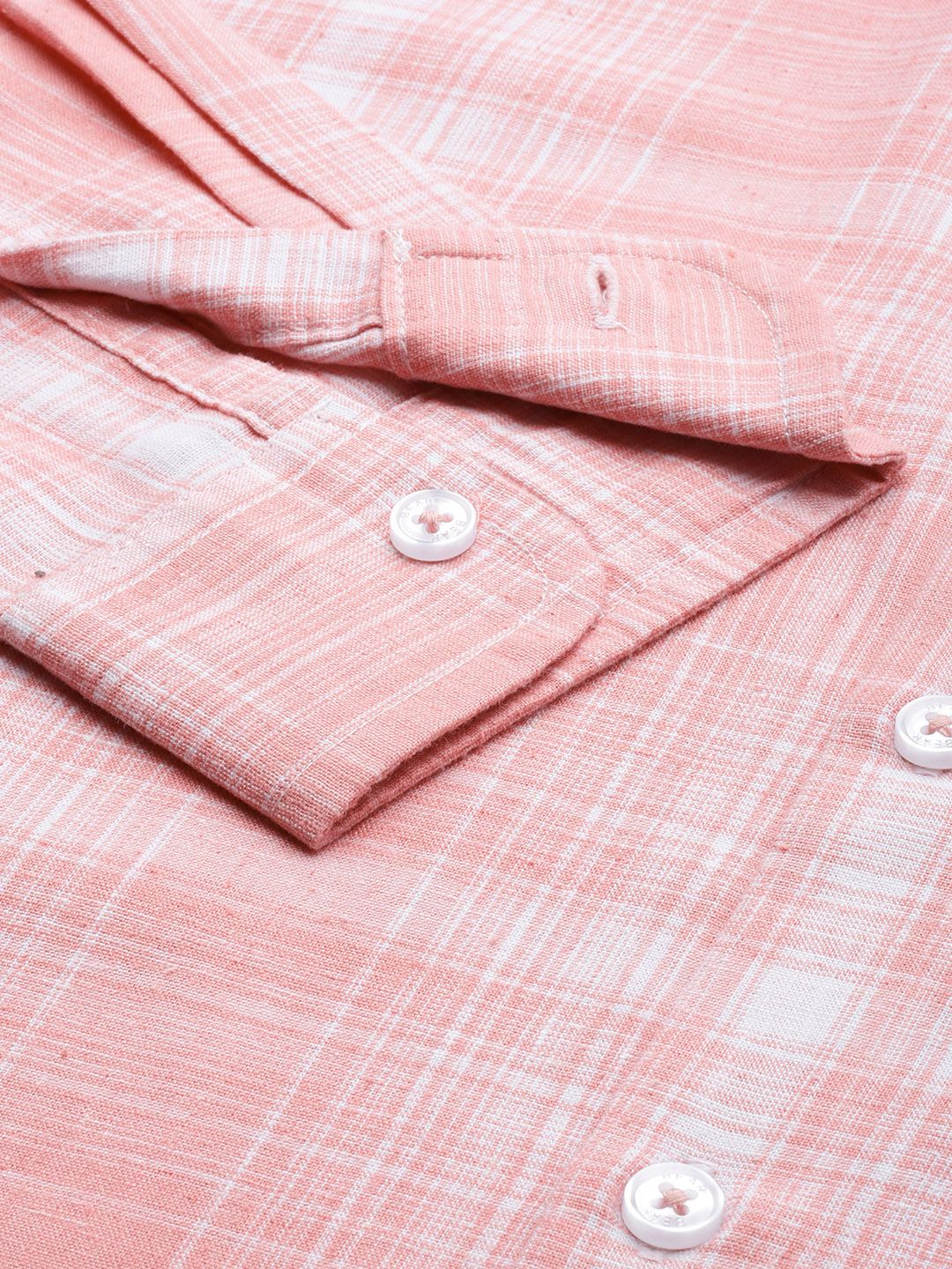 THE BEAR HOUSE Men Slim Fit Tartan Checked Casual Shirt - Image 3