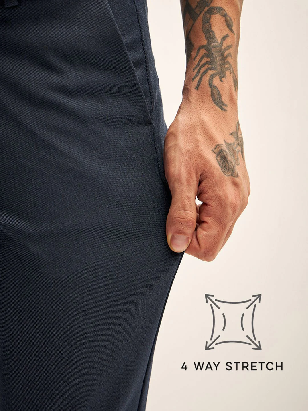 THE BEAR HOUSE Men Slim Fit Trousers - Image 7