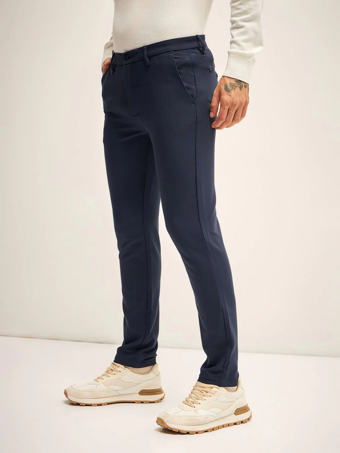 THE BEAR HOUSE Men Slim Fit Trousers - Image 2