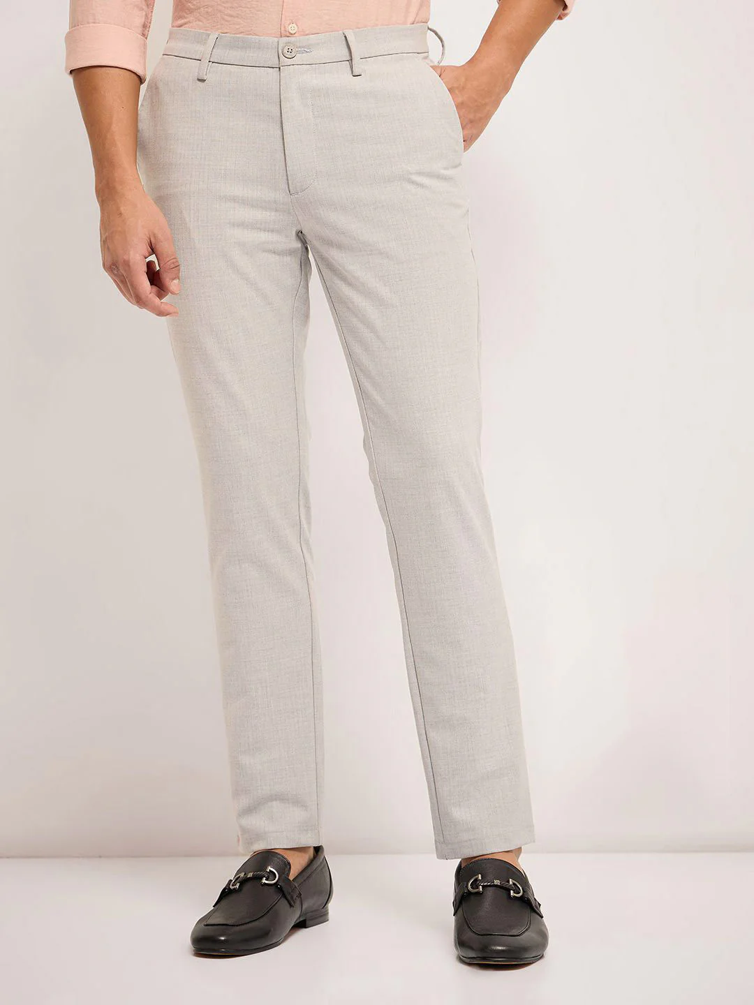 THE BEAR HOUSE Men Slim Fit Trousers
