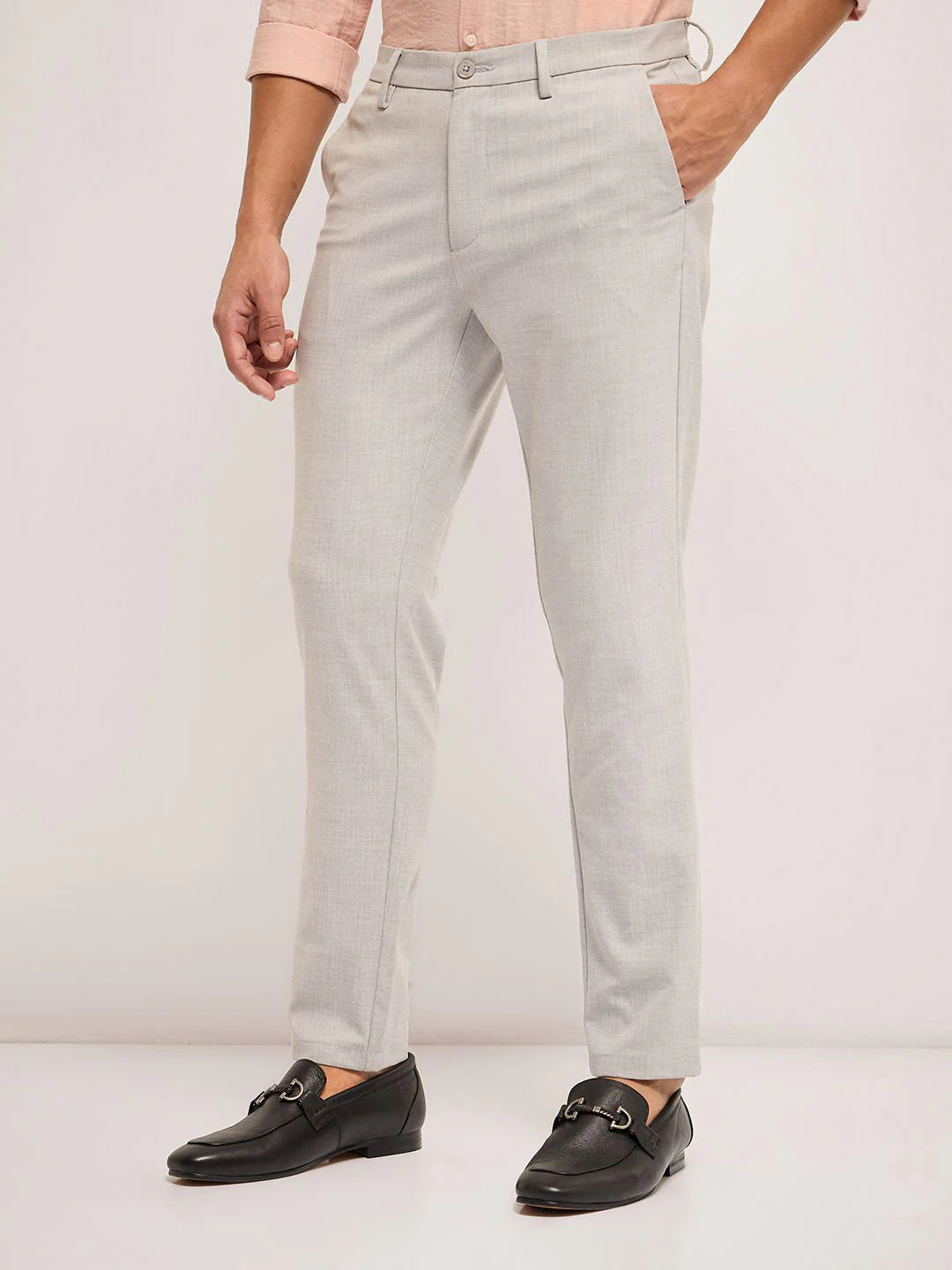 THE BEAR HOUSE Men Slim Fit Trousers - Image 2
