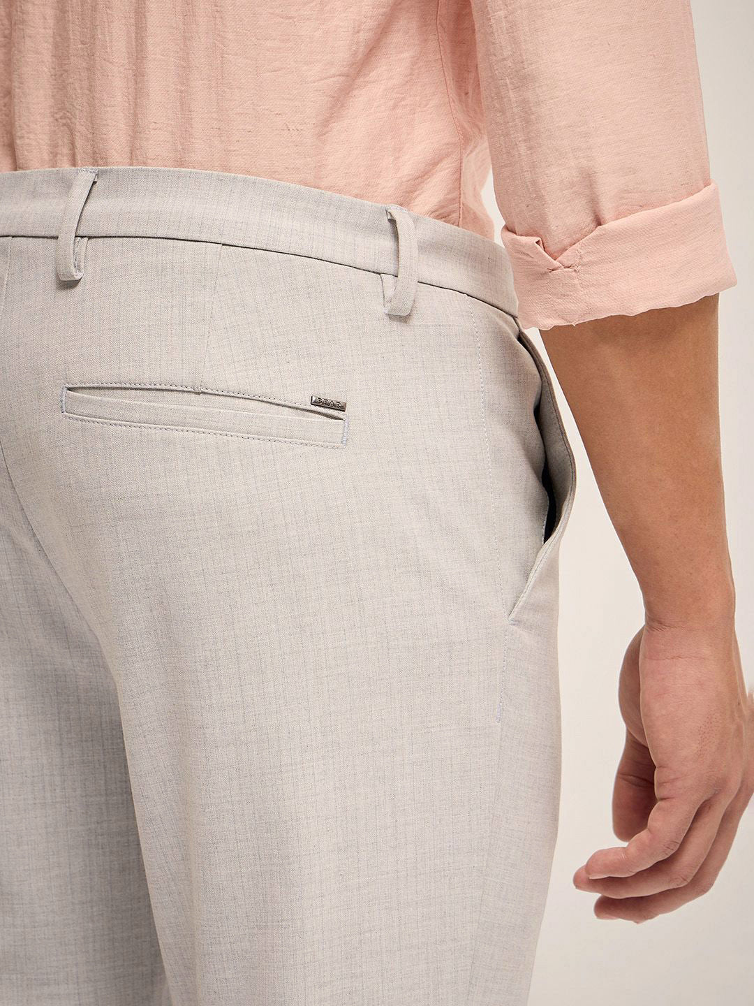 THE BEAR HOUSE Men Slim Fit Trousers - Image 6