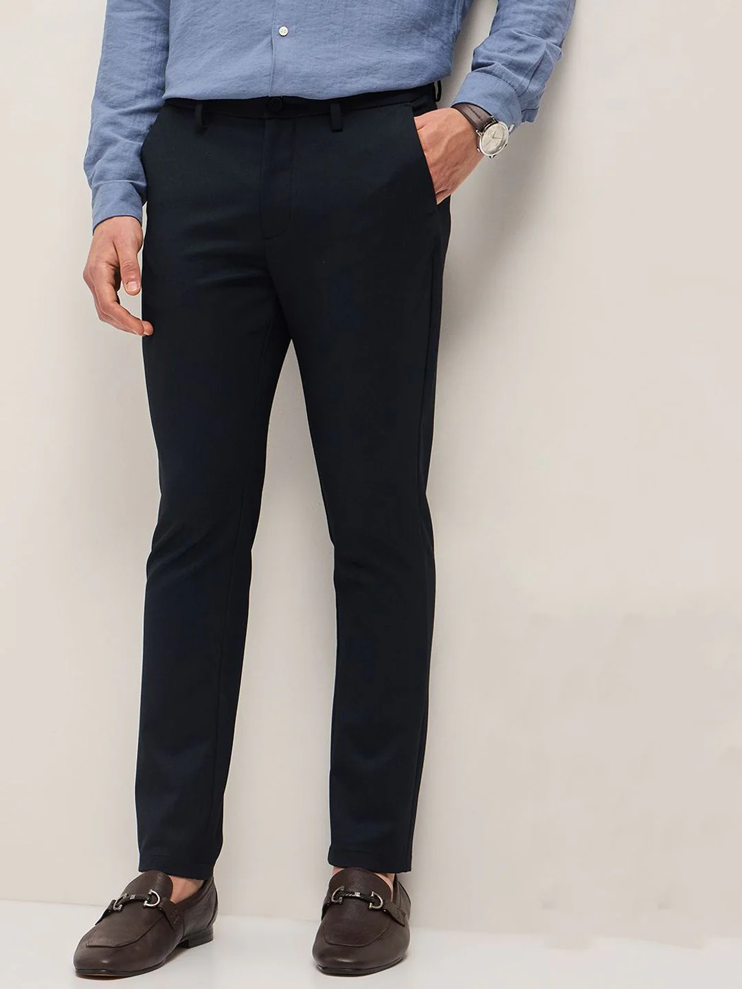 THE BEAR HOUSE Men Slim Fit Trousers - Image 2