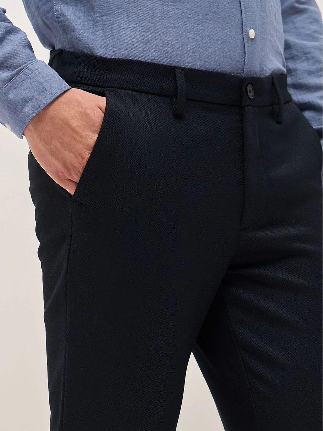 THE BEAR HOUSE Men Slim Fit Trousers - Image 6