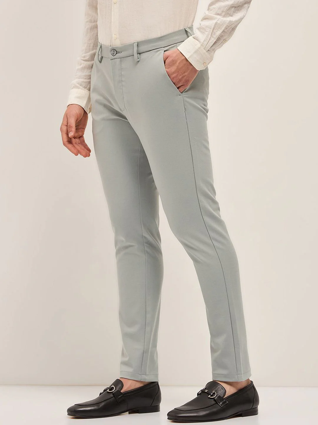 THE BEAR HOUSE Men Slim Fit Trousers - Image 3