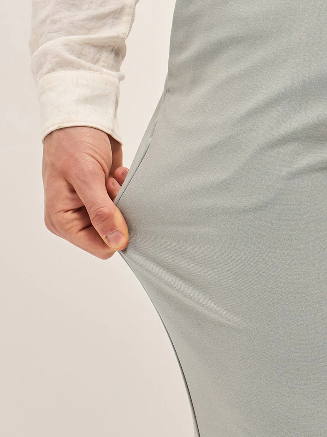 THE BEAR HOUSE Men Slim Fit Trousers - Image 7
