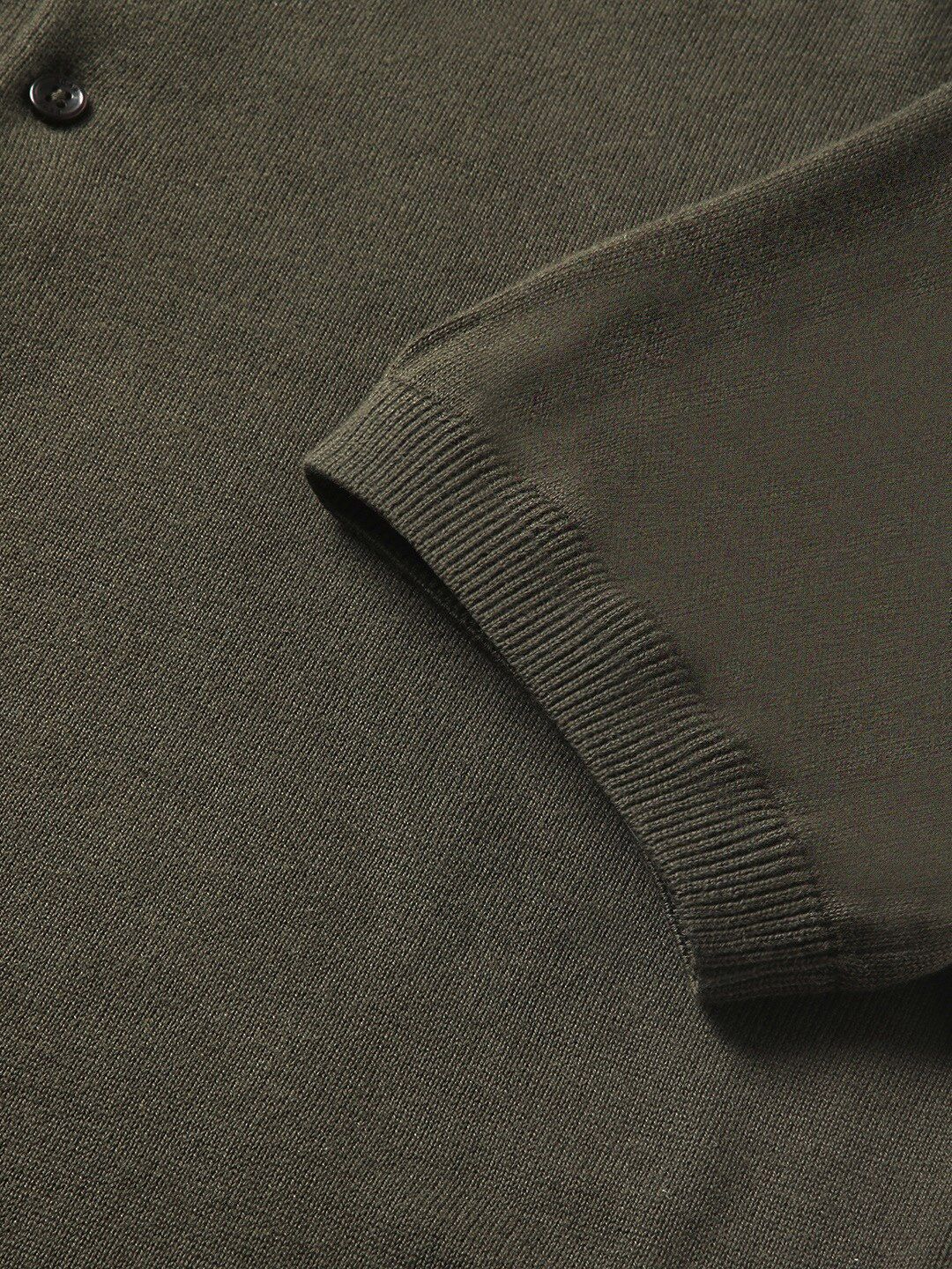 THE BEAR HOUSE Men Solid Regular Fit Cotton Polo Collar T-Shirt - Image 3