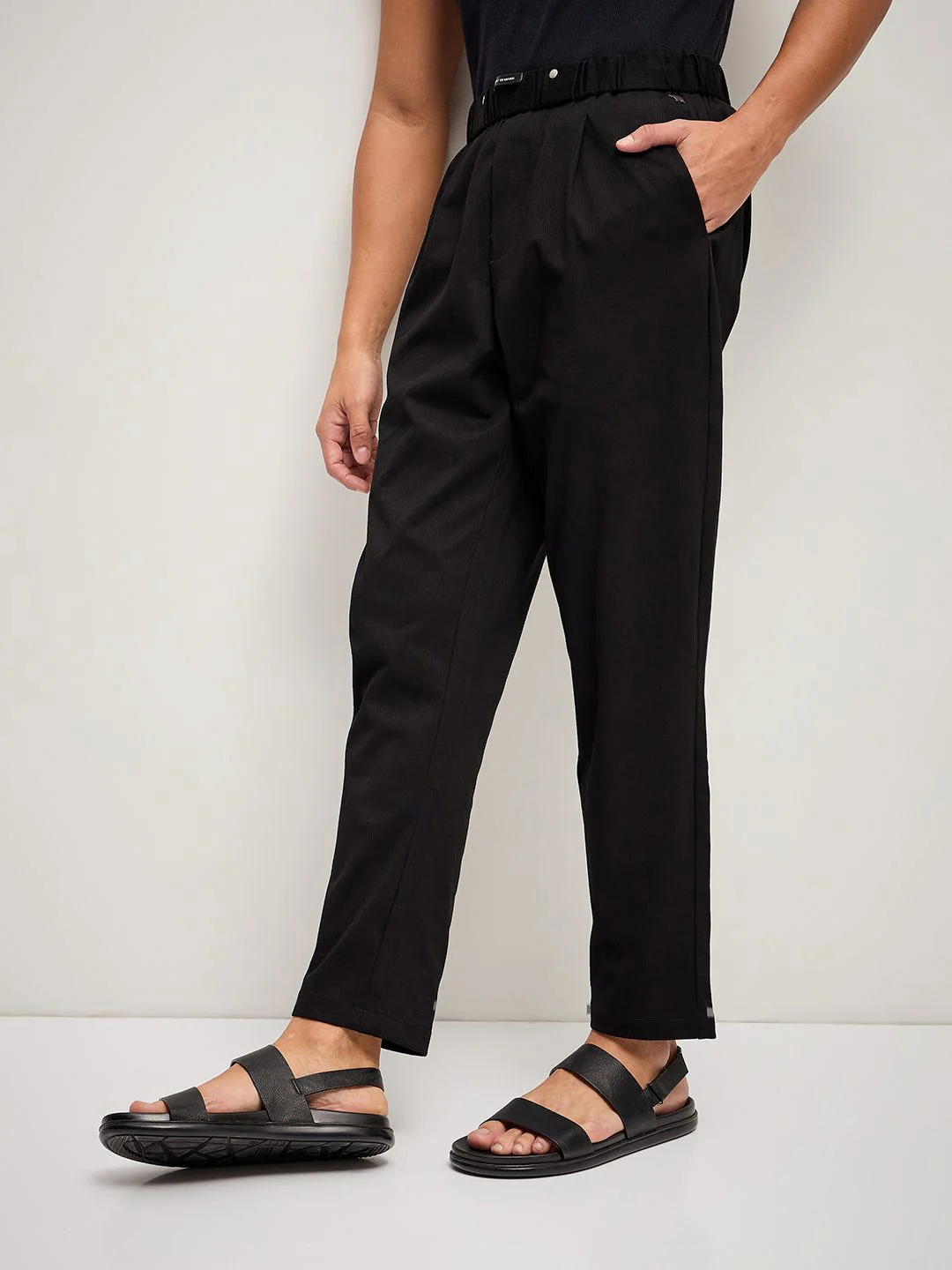 THE BEAR HOUSE Men Solid Regular Fit Trouser - Image 2