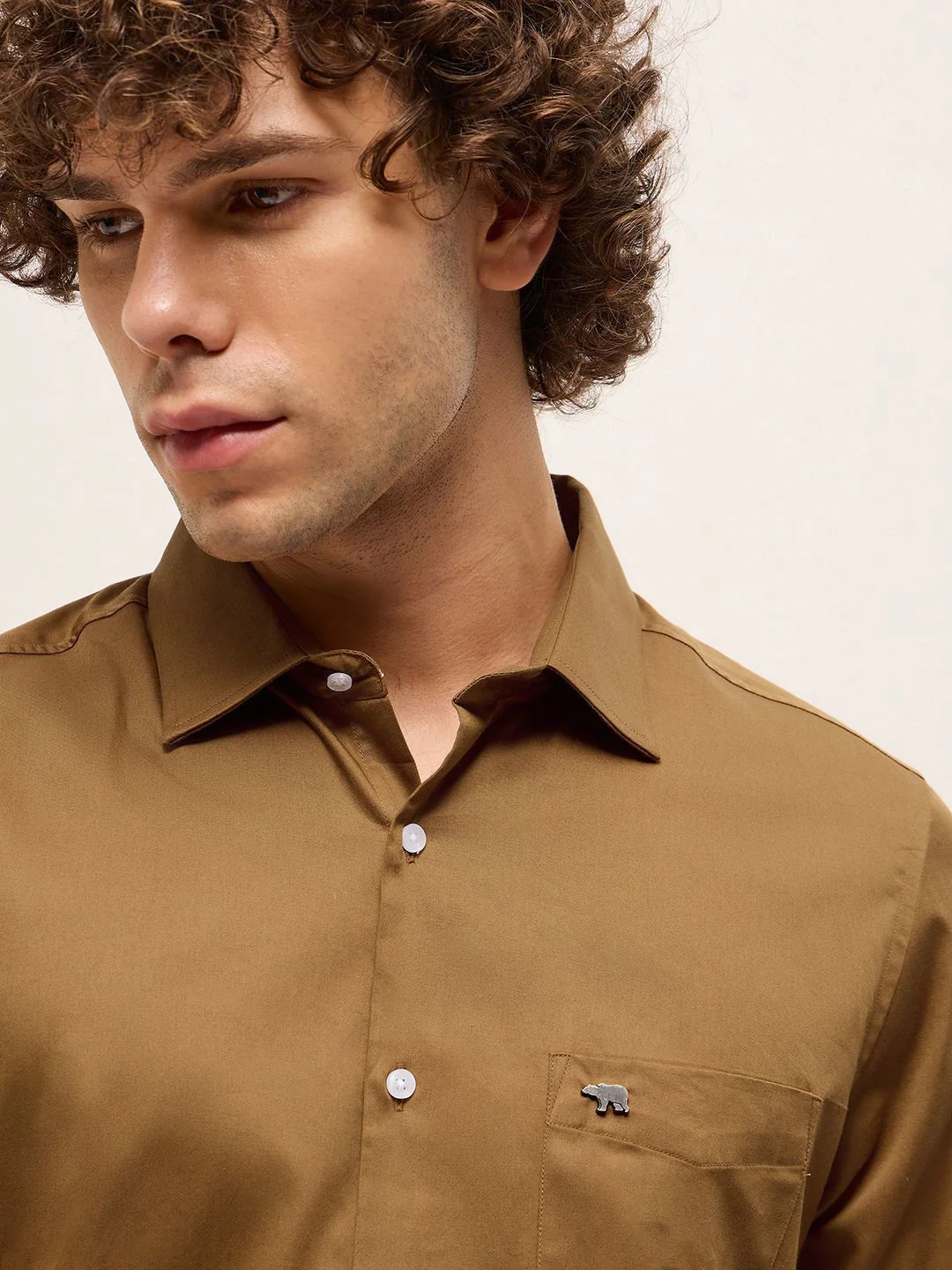 THE BEAR HOUSE Men Tailored Fit Opaque Formal Shirt - Image 2