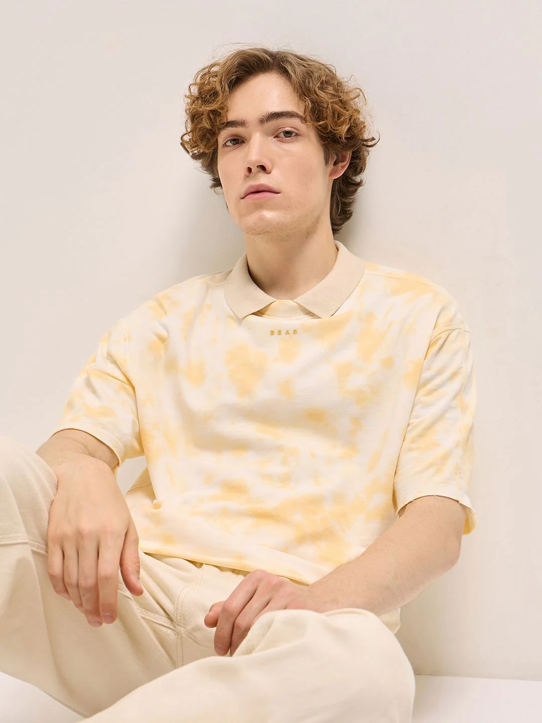 THE BEAR HOUSE Men Tie and Dye Oversized T-shirt
