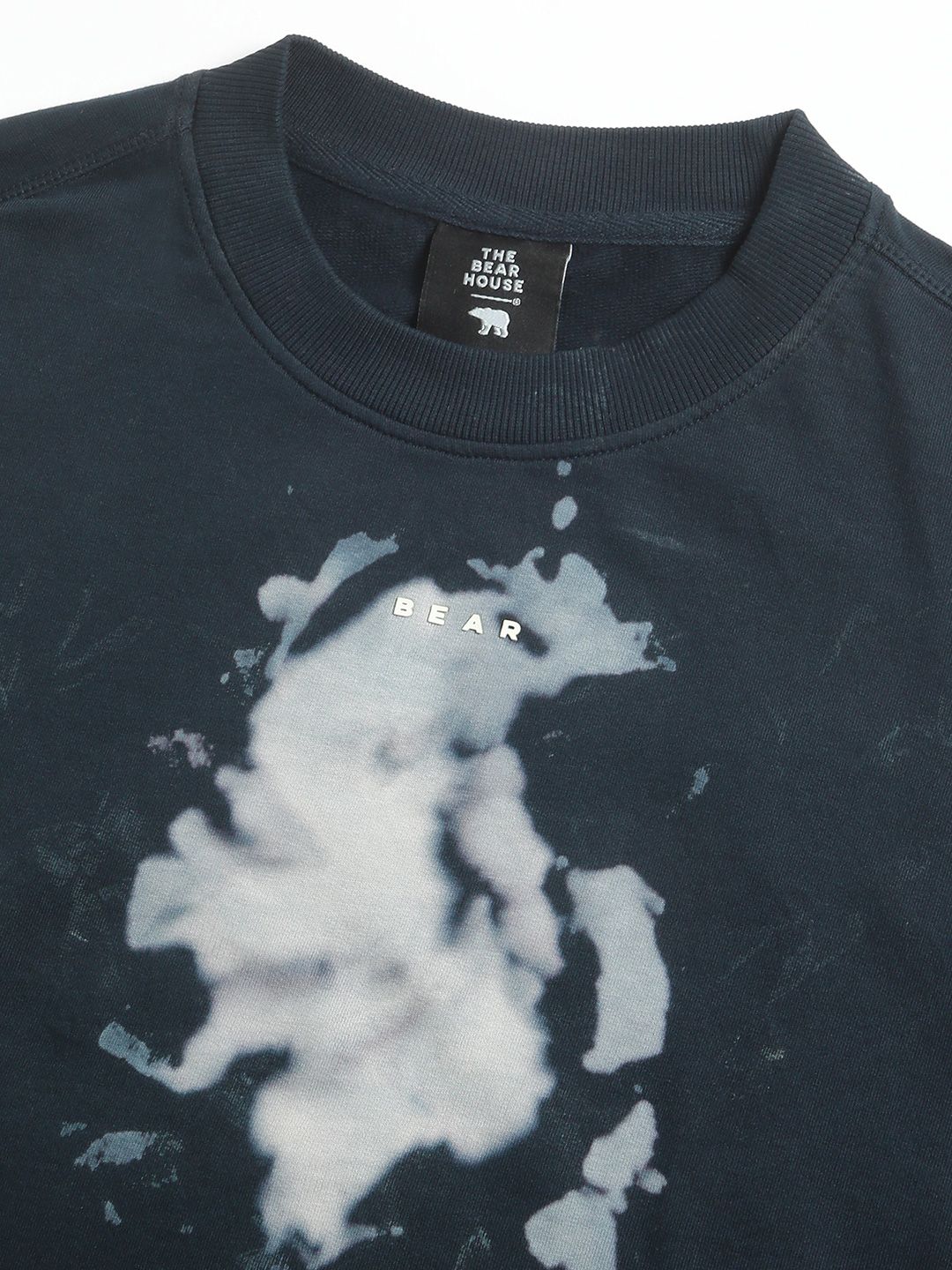 THE BEAR HOUSE Men's Abstract Tie-Dye Crew Neck T-shirt - Image 6