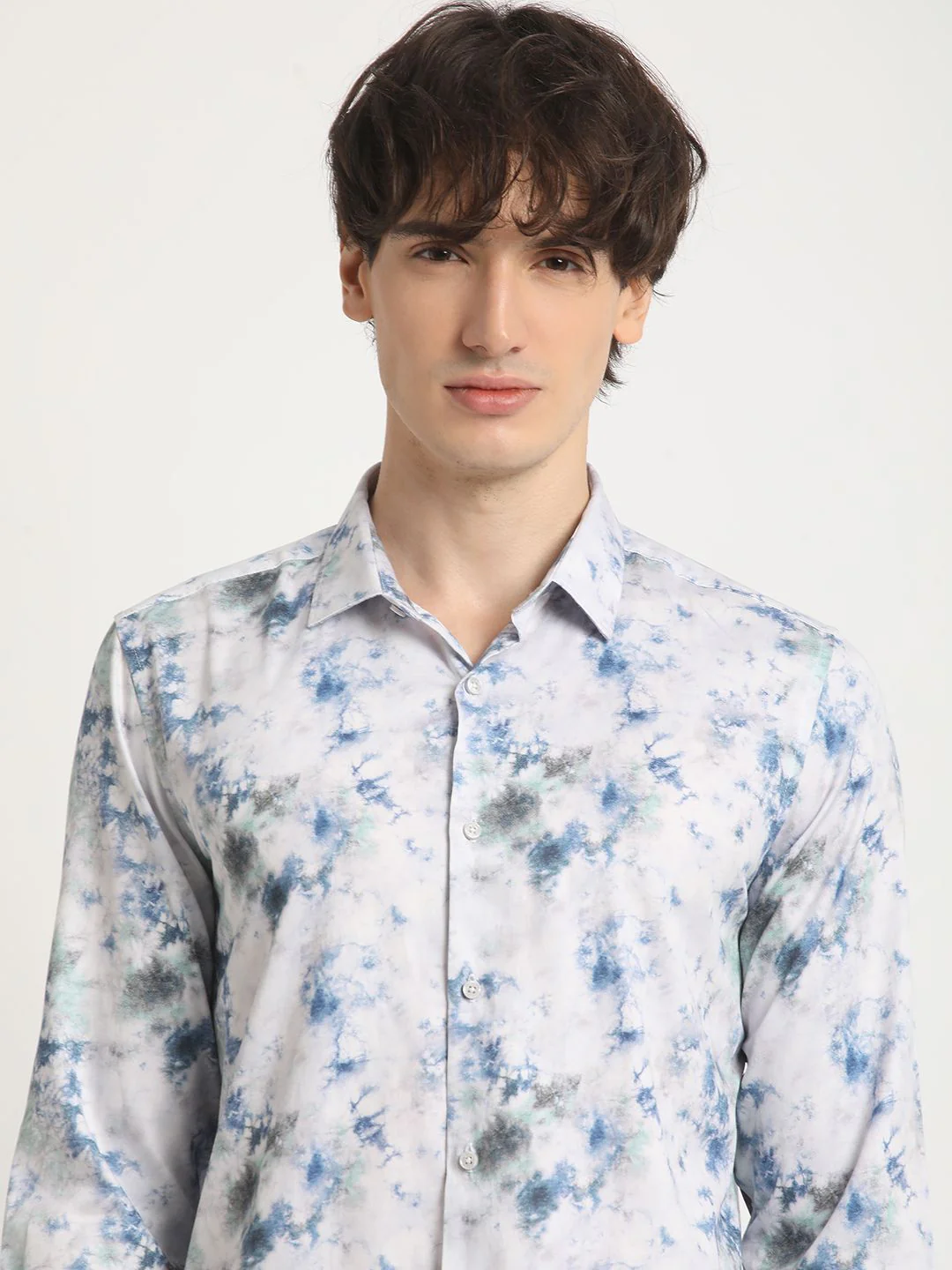THE BEAR HOUSE Men's Printed Slim Fit Casual Shirt - Image 3