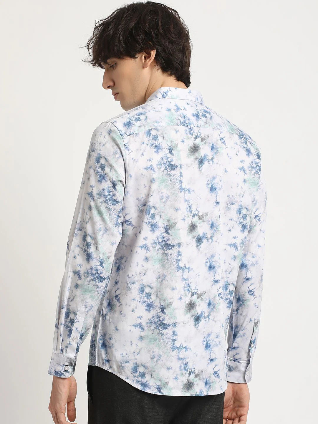 THE BEAR HOUSE Men's Printed Slim Fit Casual Shirt - Image 4