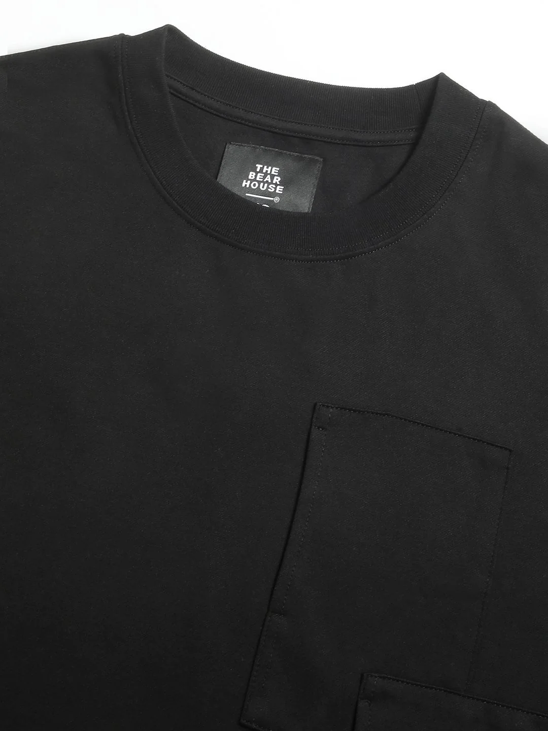 THE BEAR HOUSE Oversized Applique Design Crew Neck T-shirt - Image 7
