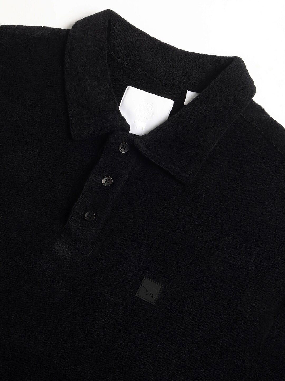 THE BEAR HOUSE Polo Collar Cotton T-shirt - Image 3