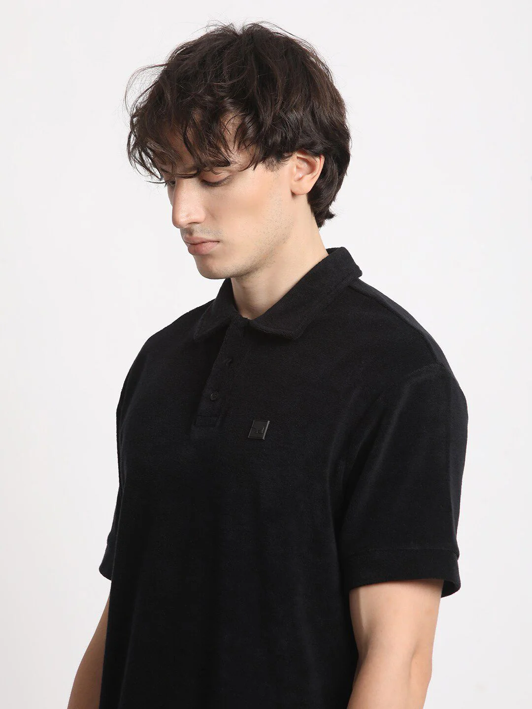 THE BEAR HOUSE Polo Collar Cotton T-shirt - Image 7