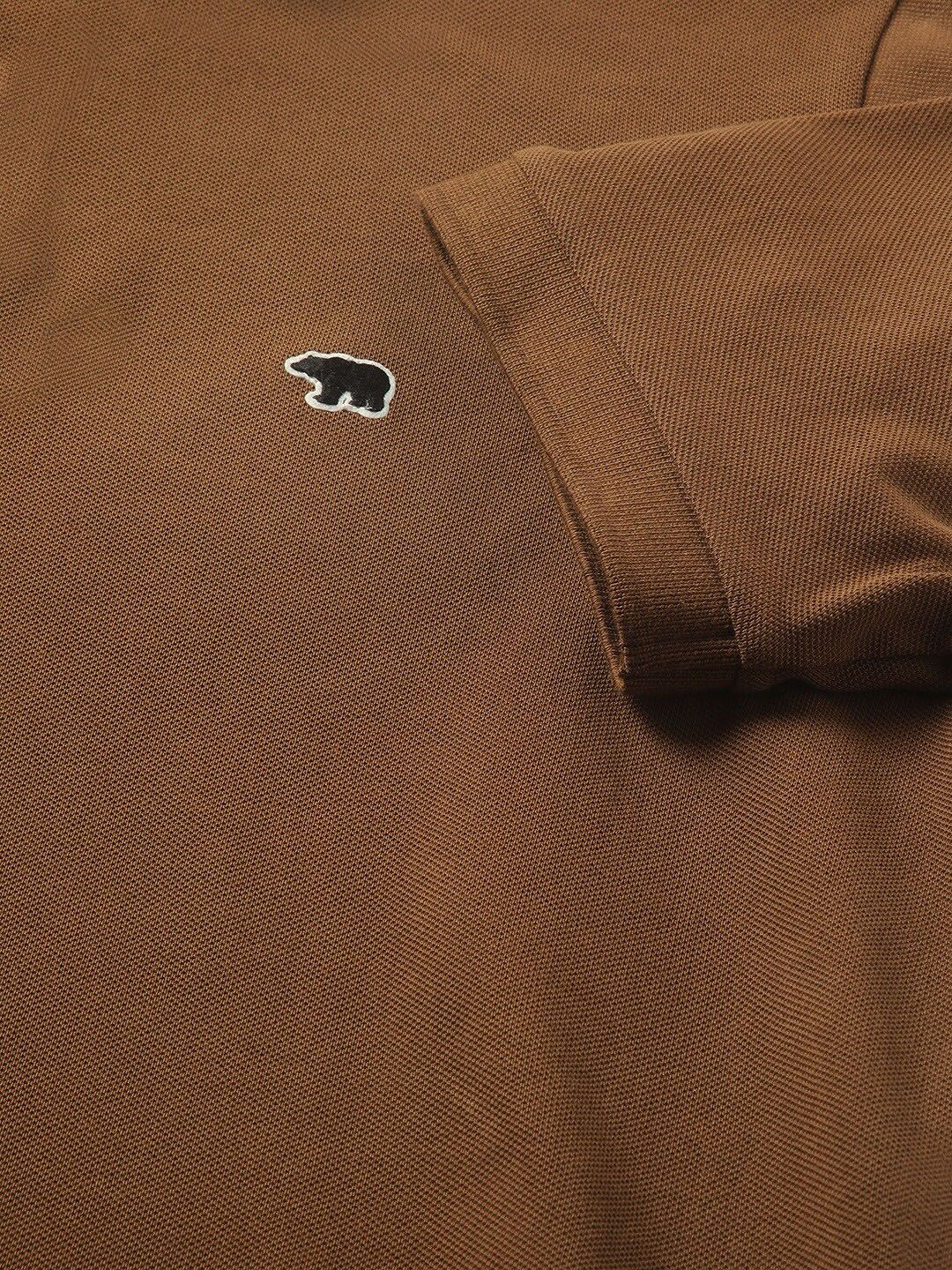 THE BEAR HOUSE Polo Collar Pure Cotton Slim Fit T-shirt - Image 7