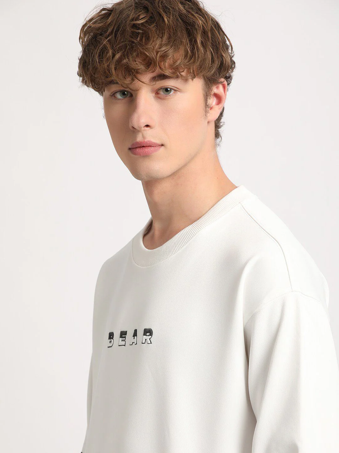 THE BEAR HOUSE Relaxed Fit Drop Shoulder Sleeves Pullover - Image 2