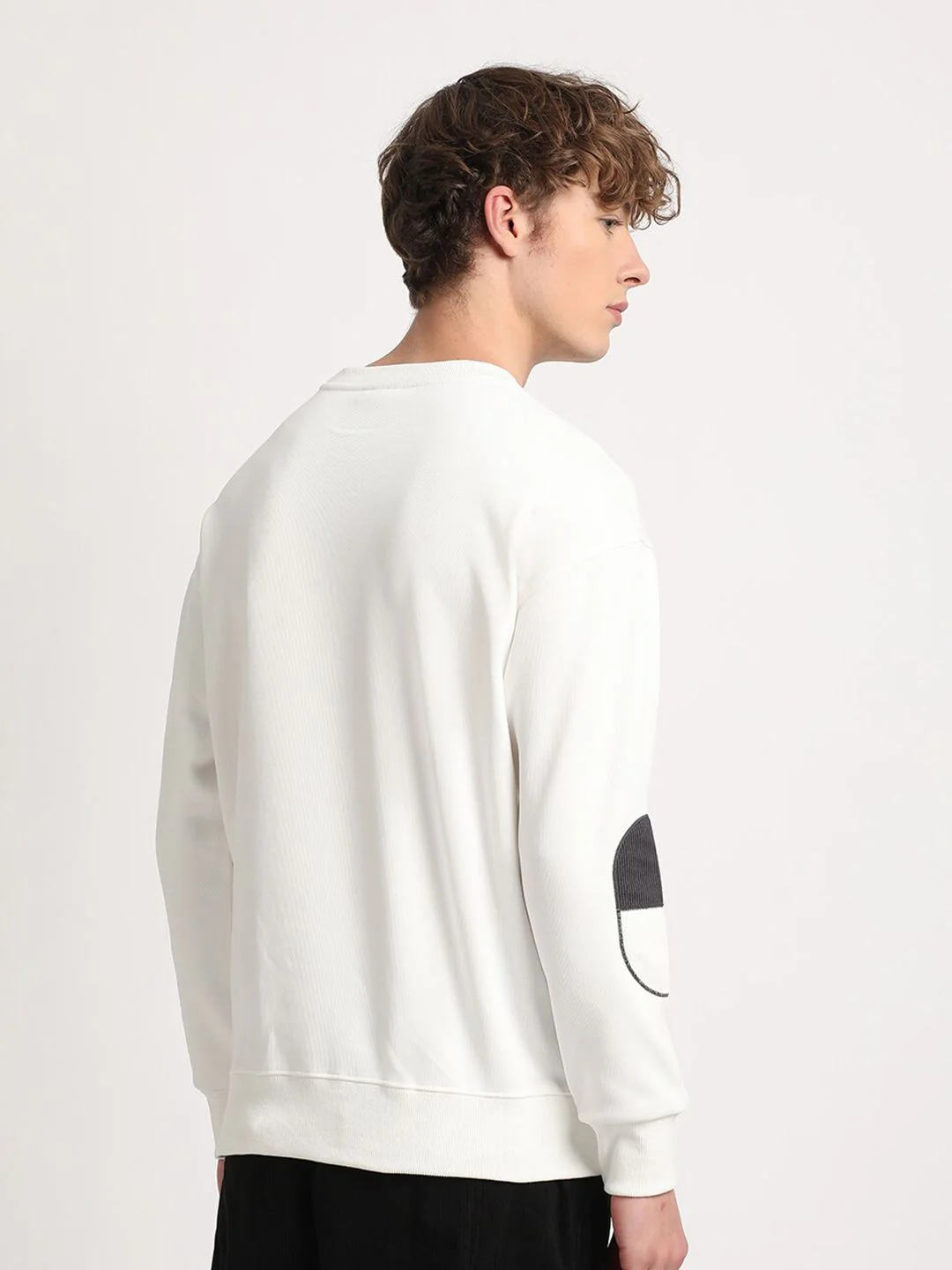 THE BEAR HOUSE Relaxed Fit Drop Shoulder Sleeves Pullover - Image 5