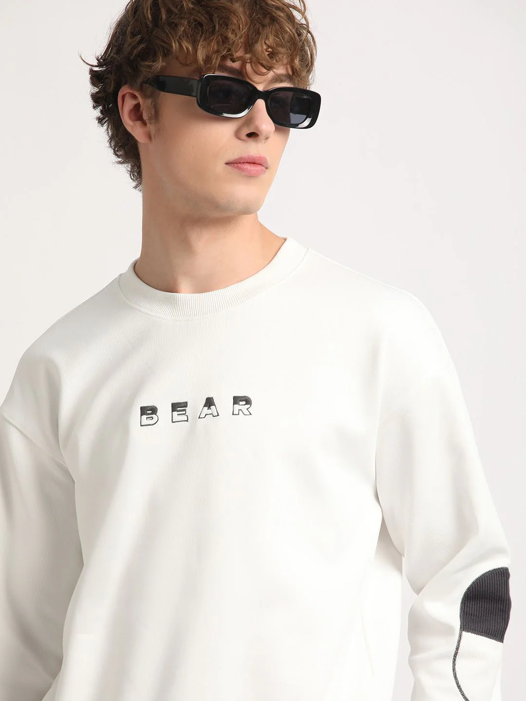THE BEAR HOUSE Relaxed Fit Drop Shoulder Sleeves Pullover - Image 6