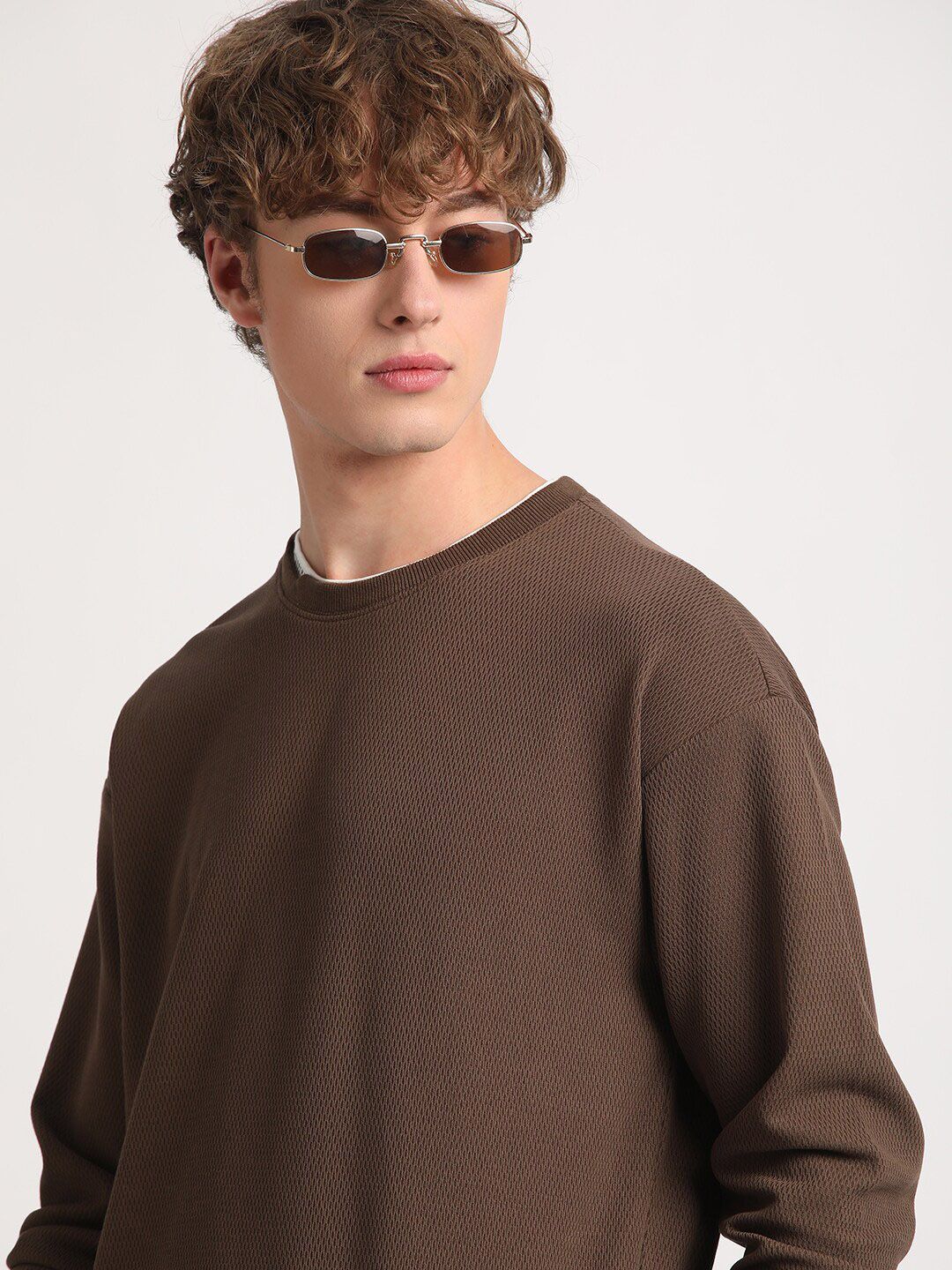 THE BEAR HOUSE Round Neck Long Sleeves Relaxed Fit T-shirt - Image 6