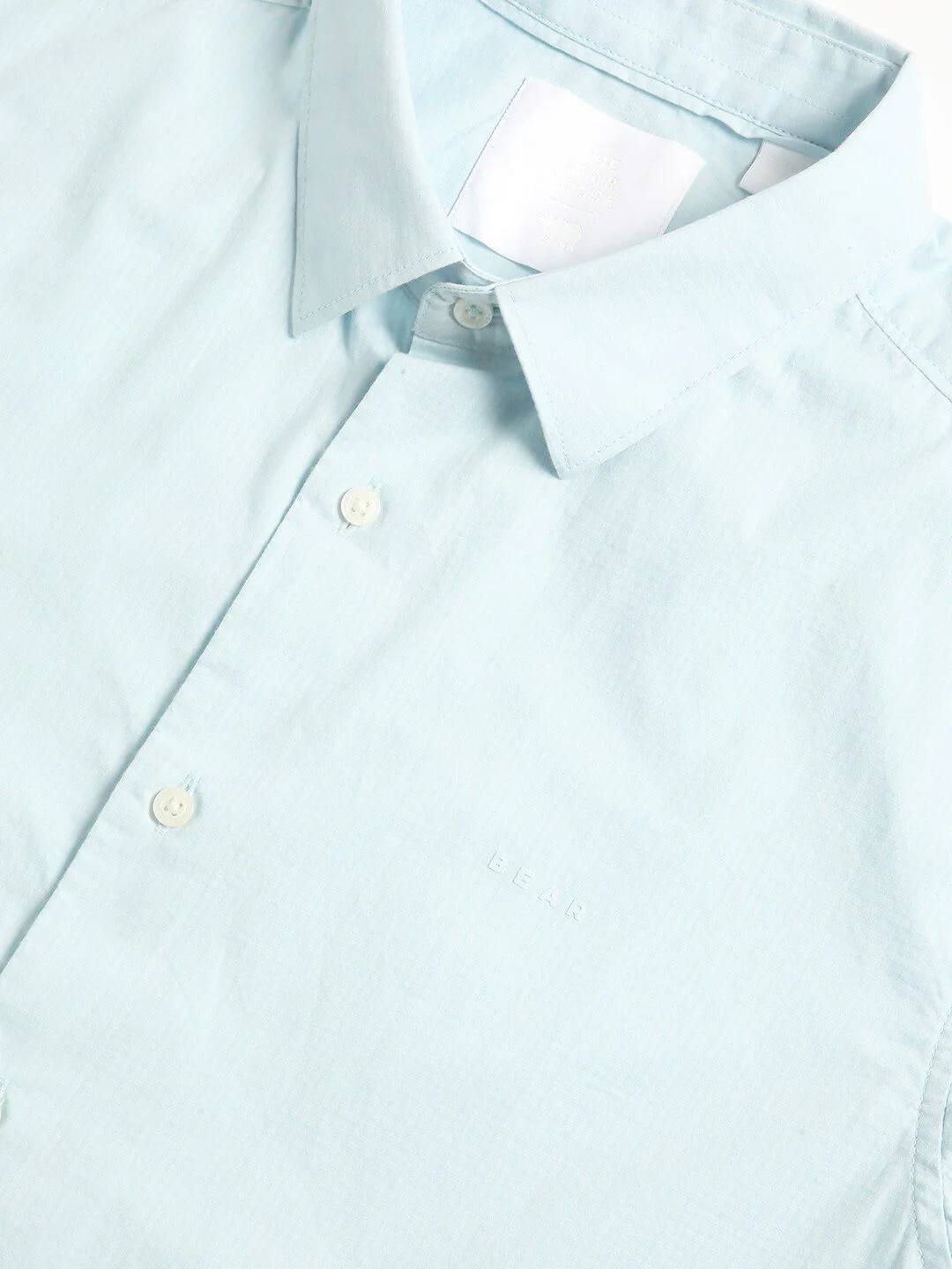 THE BEAR HOUSE Slim Fit Pure Cotton Casual Shirt - Image 6