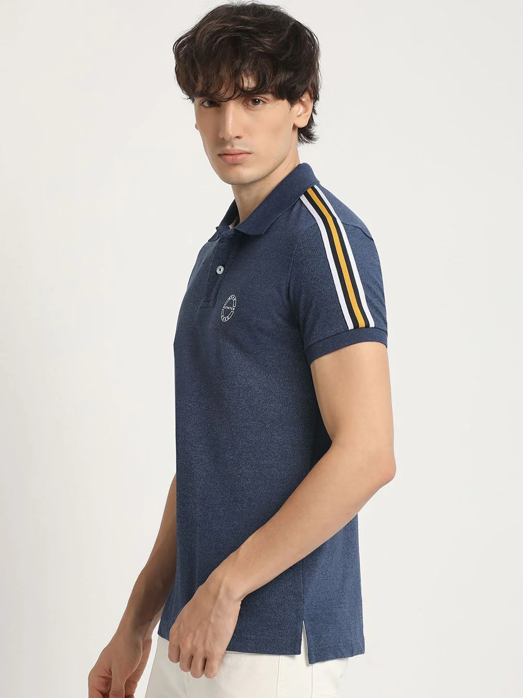 THE BEAR HOUSE Slim Fit Polo Collar T-shirt - Image 5