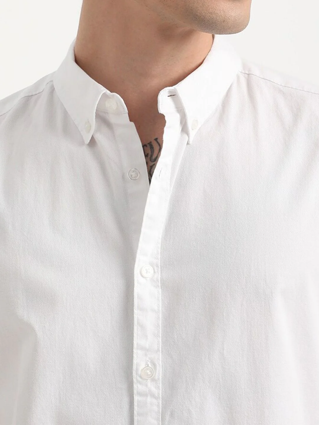 THE BEAR HOUSE Slim Fit Pure Cotton Casual Shirt - Image 2