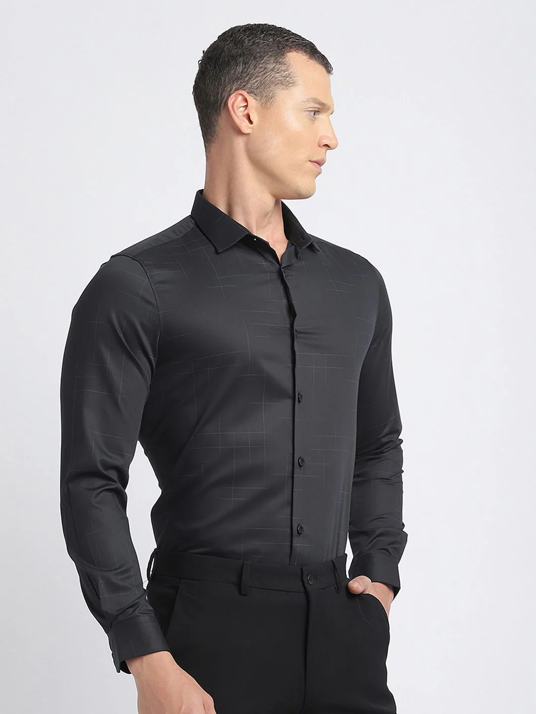THE BEAR HOUSE Slim Fit Pure Cotton Formal Shirt - Image 3