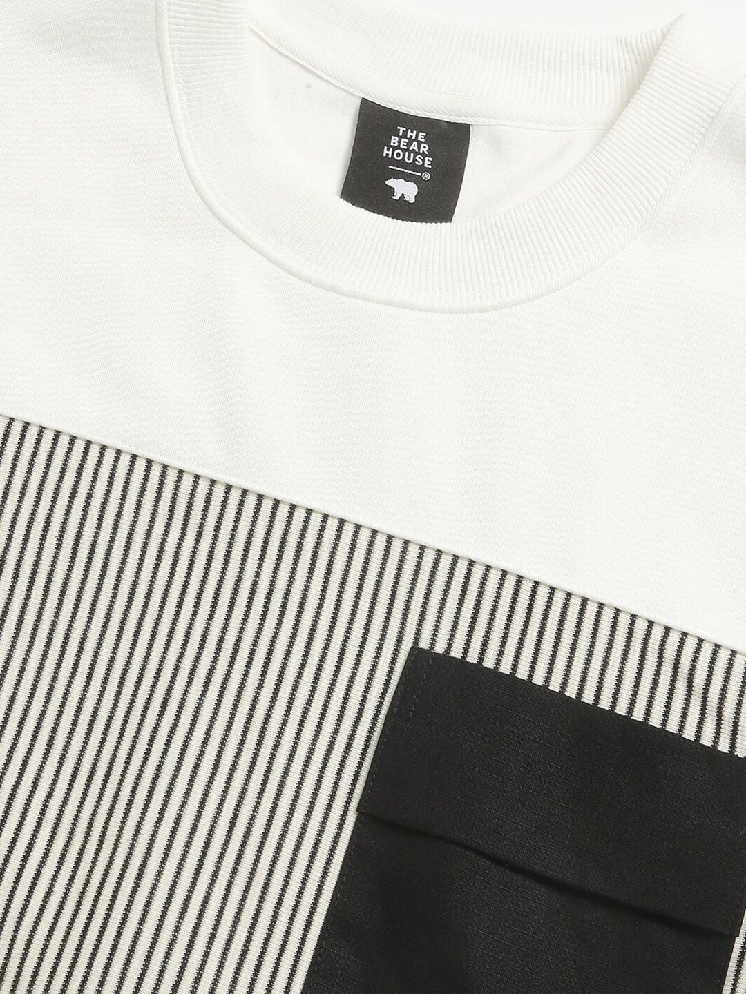 THE BEAR HOUSE Striped Round Neck Sweatshirt - Image 2