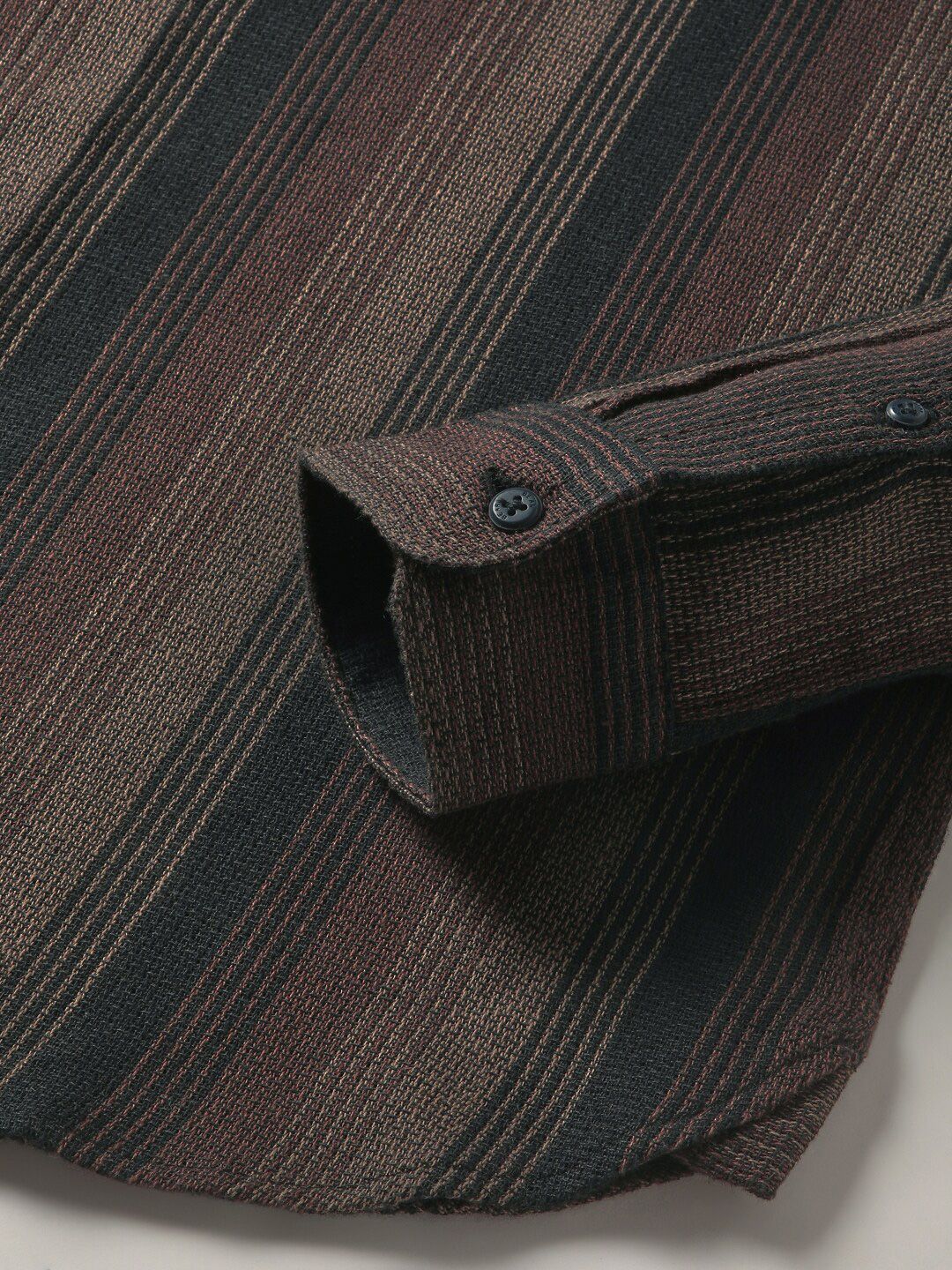 THE BEAR HOUSE  Striped Slim Fit Button-Down Collar Casual Shirt - Image 7